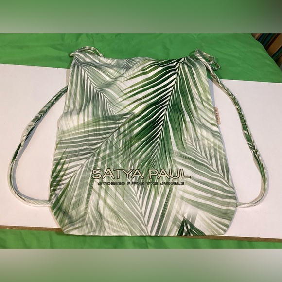 Satya Paul canvas drawstring bag. - Picture 4 of 4